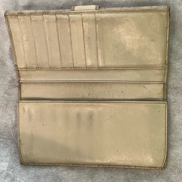 AUTHENTIC VINTAGE GUCCI GUCCISSIMA LEATHER BI-FOLD LONG WALLET - GG MONOGRAM - Picture 11 of 15